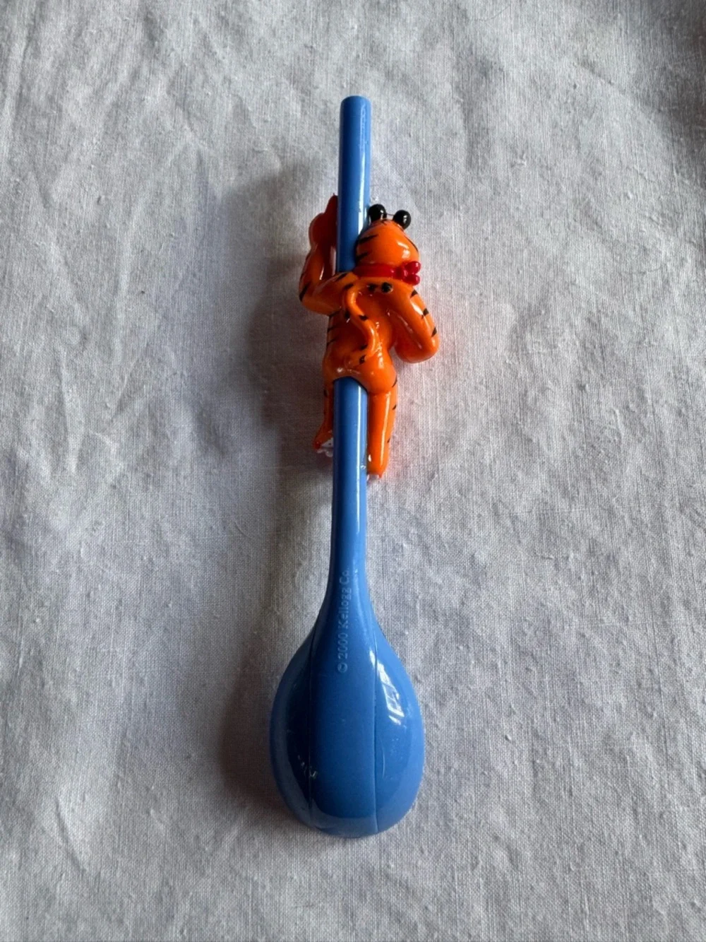 Vintage 2000 Kellogg's Spoon Straw Cereal Spoon- Tony the Tiger- Twice The Fun!‎